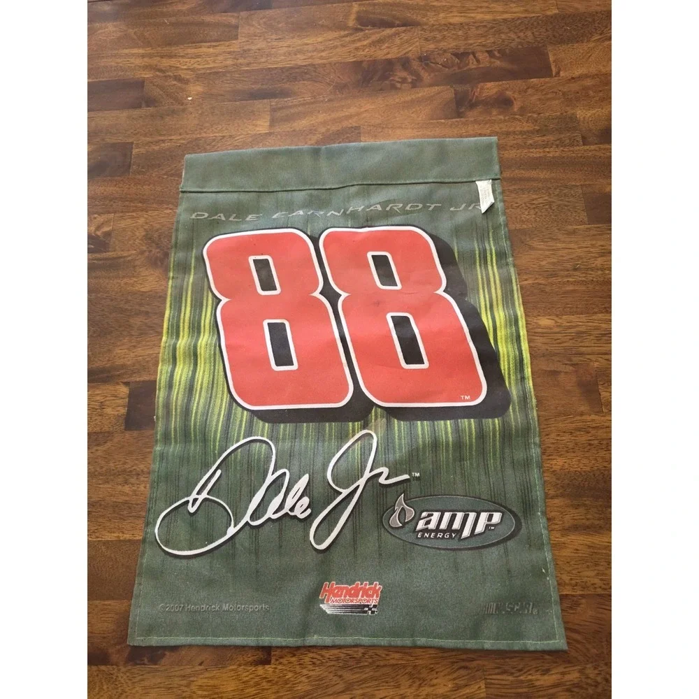 Dale Earnhardt Jr. #88 NASCAR Canvas Banner Flag Wall Art Man Cave‎ 2007 Sku 6